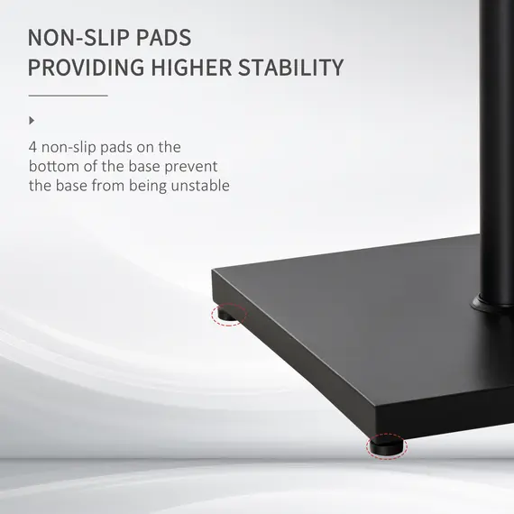 Buy Î¦35/38/48MM 18KG Steel Square Parasol Stand Base w/ Adjustable Knob Umbrella Stand Garden Patio Outdoor Home, Black, 5 image