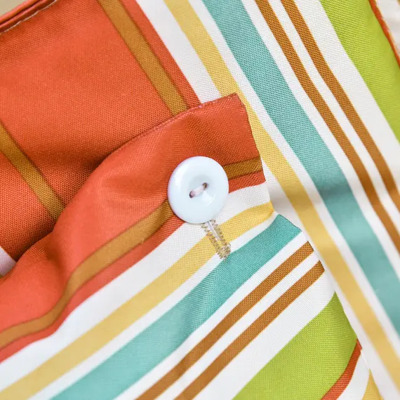 Buy Hanging Hammock Chair Swing Chair Thick Rope Frame Safe Wide Seat Indoor Outdoor Home, Patio, Yard, Garde Spot Stylish Multi-Color Stripe, 8 image