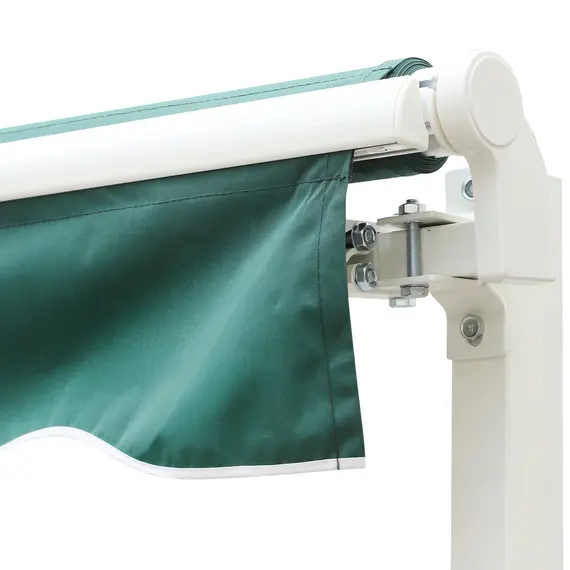 Buy Manual Retractable Awning, 3.5x2.5 m-Green, 7 image