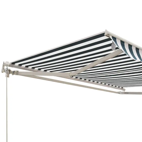 Buy Retractable Awning, 2.5x2 m-Dark Green/White, 9 image