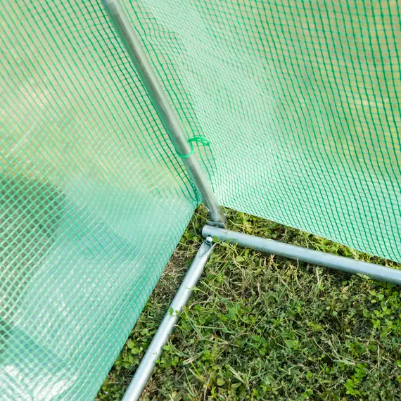 Buy Polytunnel Greenhouse with Windows and Door, Walk in Greenhouse for Garden, Backyard (3 x 2 M), 8 image