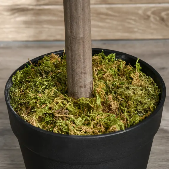 Buy Set Of 2 90cm/3FT Artificial Bay Laurel Topiary Trees w/ Pot Fake Indoor Outdoor Greenery Plant Home Office Garden Decor Green, 8 image