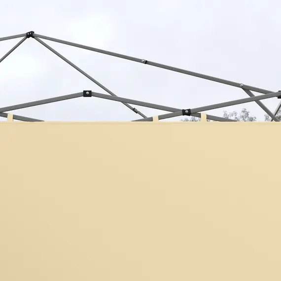 Buy Set of Two 3 x 3(m) Replacement Zipped Gazebo Walls - Beige, 9 image