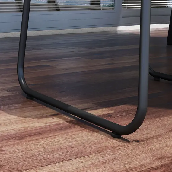 Buy Three-Piece Metal Frame Garden Seating Set - Grey, 9 image