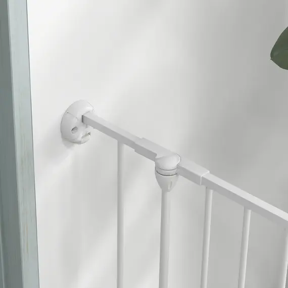 Buy 6 Panels Foldable Dog Playpen, Puppy Pen Crate with Door - White, 8 image