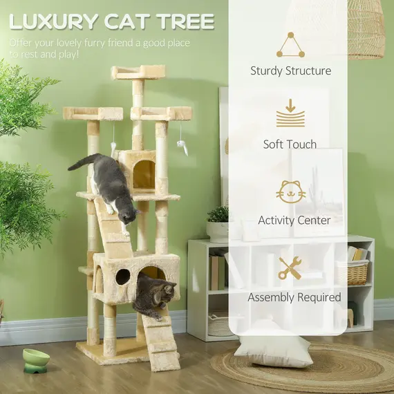 Buy Cat Tree Scratching House, Activity Play Centre, 4 image