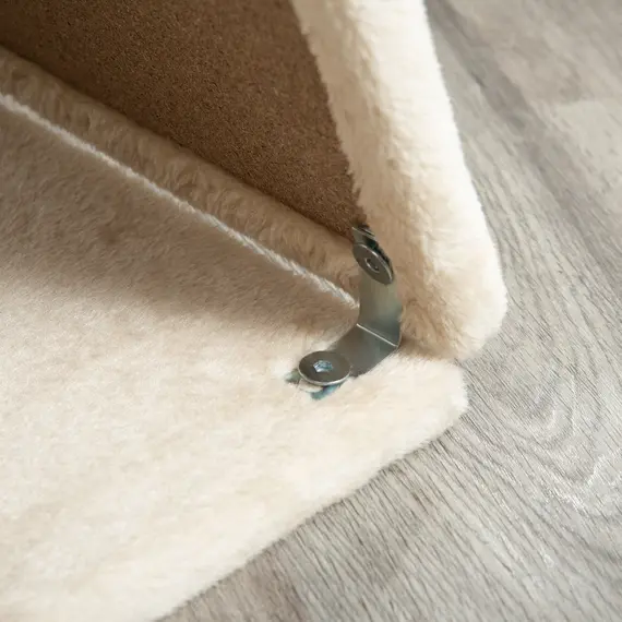 Buy Cat Tree Tower, with Scratching Posts, Pad, Bed, Perch, Toy Ball - Light Brown, 8 image