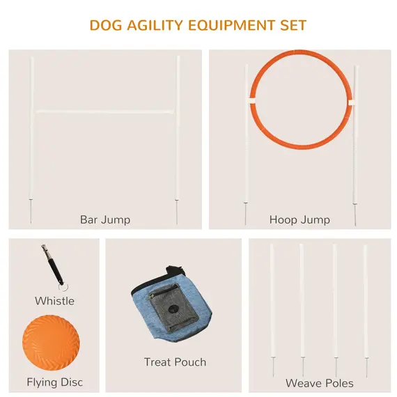 Buy Dog Agility Training Equipment for Dogs with Carry Bag - Multicoloured, 5 image