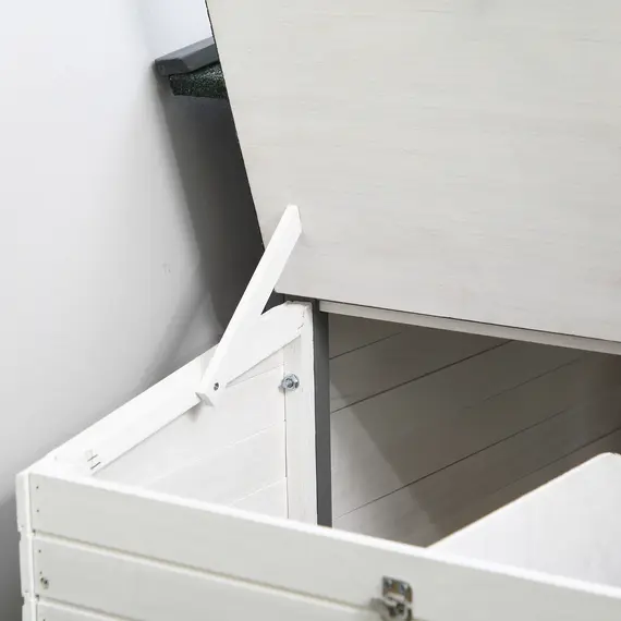 Buy Chicken Coop Small Animal Pet Cage w/ Nesting Box Outdoor Run Wooden, 9 image