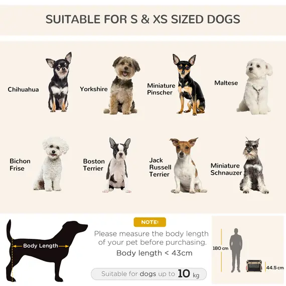 Buy Foldable Pet Carrier, with Cushion, for Small Dogs and Cats, 7 image