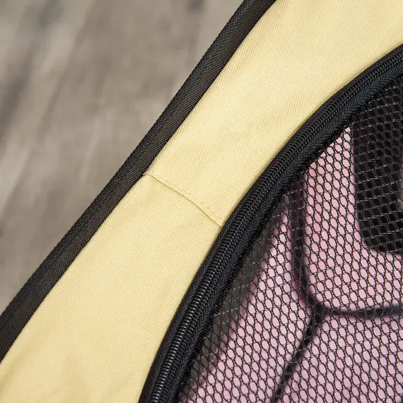 Buy Fabric Pet Whelping Box Dog Cat Puppy Playpen Rabbit Guinea Pig Play Pen in Pink With Carry Bag Small Dia 90 x 41Hcm, 9 image