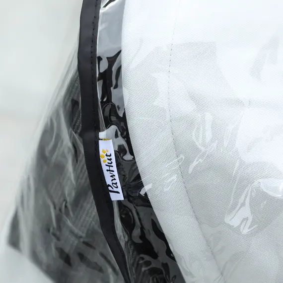 Buy Dog Stroller Rain Cover, Cover for Dog Pram Stroller Buggy w/ Rear Side Entry, 8 image