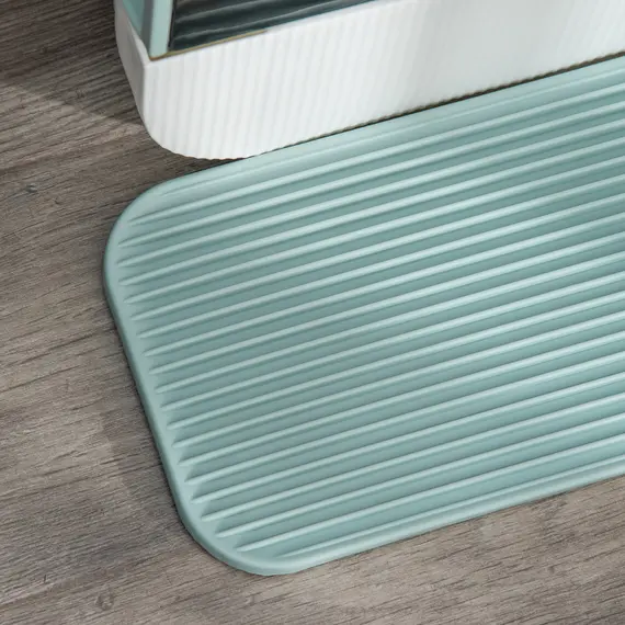 Buy Hooded Cat Litter Box, Kitten Litter Tray, with Lid, Scoop, Filter, Flap Door, 9 image
