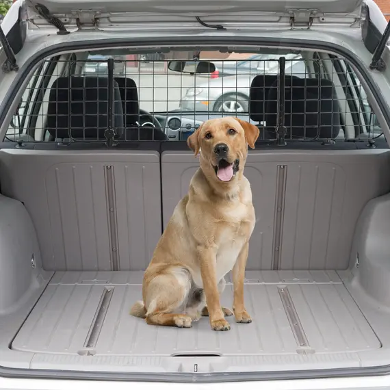 Buy Heavy Duty Pet Dog Car Barrier Black, 8 image