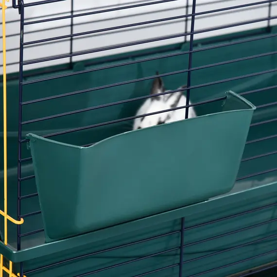 Buy Indoor Rabbit Guinea Pig Cage Small Animal Cage Two Storey 80 x 44 x 82 cm, 8 image