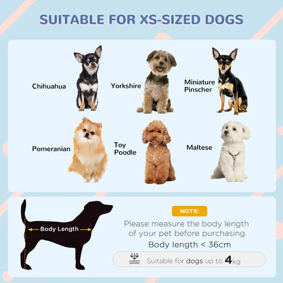 Buy Outside Dog Kennel House, for Miniature Dogs, 64.5 x 57 x 66cm, 4 image