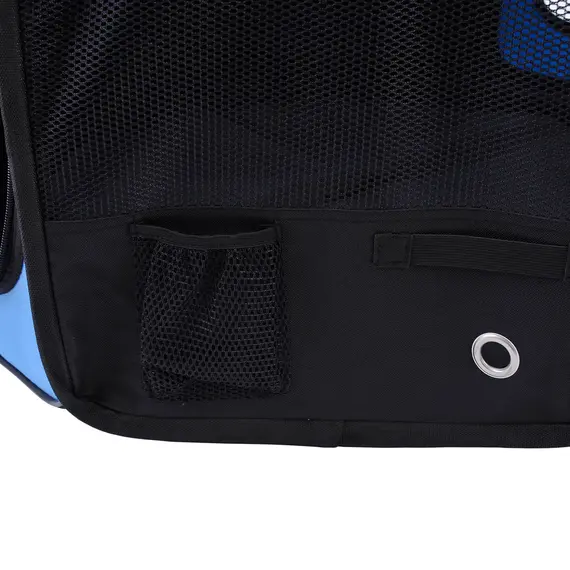 Buy Portable Cat Dog Playpen Pet Puppy Rabbit Guinea Pig Pen Run Dia 90 x 41H cm Indoor & Outdoor Blue, 8 image