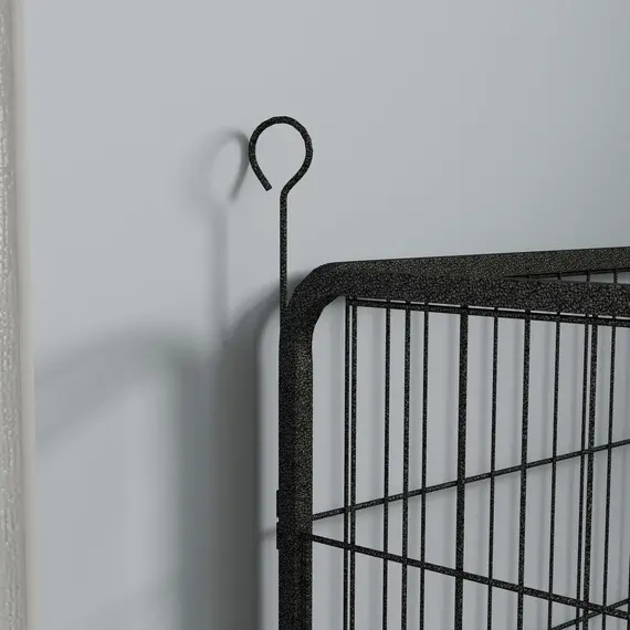 Buy Heavy Duty Dog Playpen, 4 Panel Puppy Pen, Foldable Dog Kennel Both Indoor Outdoor Use Collapsible Design 82L x 82W x 60H (cm), 8 image