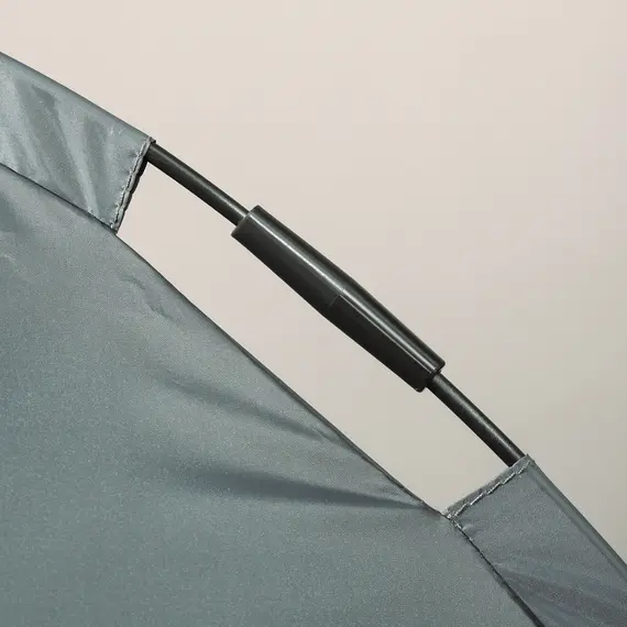 Buy Raised Dog Bed Waterproof Elevated Pet Cot with Breathable Mesh UV Protection Canopy Grey, for Medium Dogs, 76 x 61 x 73cm, 8 image