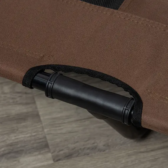 Buy Raised Dog Bed Cooling Elevated Pet Cot with Breathable Mesh for Indoor Outdoor Use Brown, XX Large, 122 x 92 x 23cm, 8 image