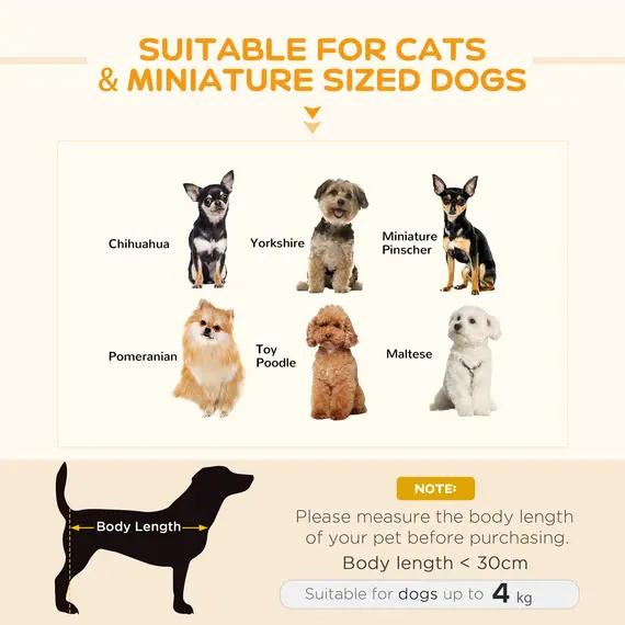 Buy Wicker Pet Bed Willow Dog Cat Sofa Couch Puppy Basket with Cushion Grey 57L x 46W x 17.5H cm, 5 image