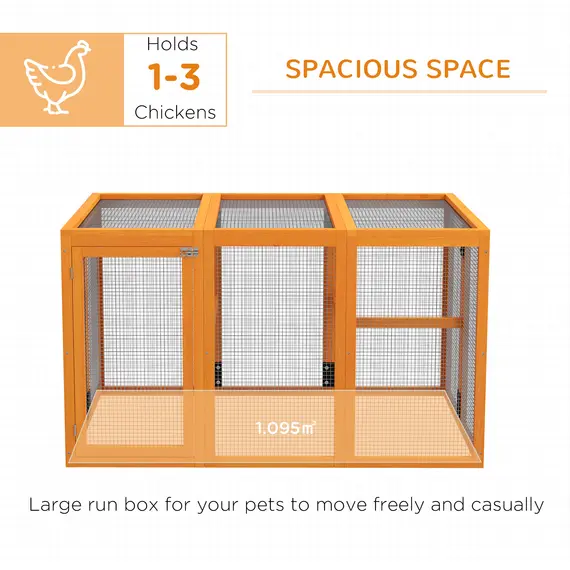 Buy Wooden Chicken Coop with Combinable Design, for 1-3 Chickens, 4 image