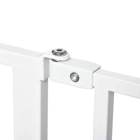 Buy Wide Dog Safety Gate, with Door Pressure, for Doorways, Hallways, Staircases - White, 7 image