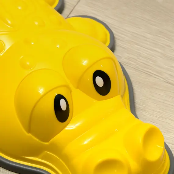 Buy 6PCs Kids Stepping Stones, Crocodile-Designed Sensory Toys, with Anti-Slip Edge Balance River Stones, 8 image