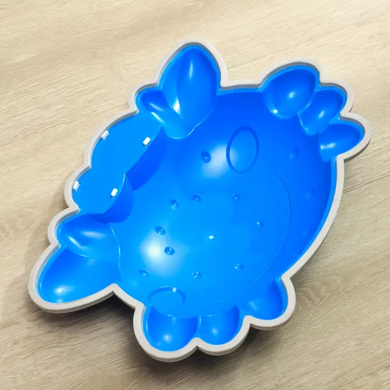 Buy 6PCs Kids Stepping Stones w/ TPE Anti-Slip Edge, Crab-Designed Balance River Stones, Obstacle Courses, Stackable, 8 image