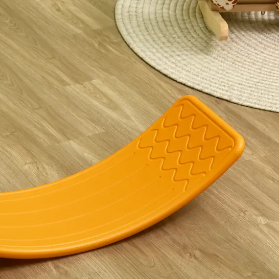 Buy Balance Board Kids Wobble Board, Stepping Stone, Montessori Toy for Children, Nursery Toy, for Ages 3-6 Years, 82 x 27.5 x 19.5cm - Orange, 8 image