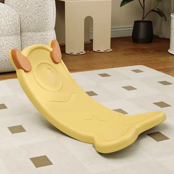 Buy Balance Board for Kids Balance Training & Sensory Play, Yellow, 8 image