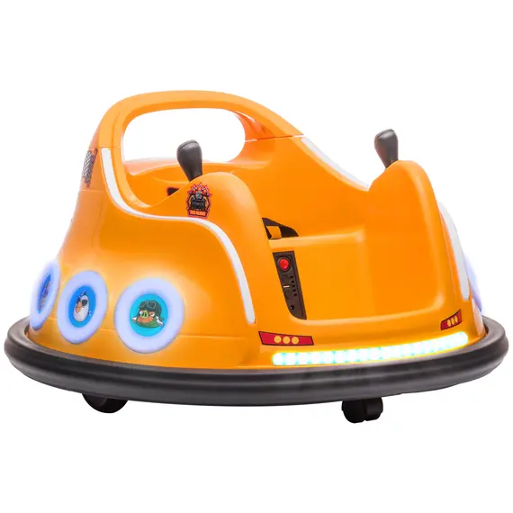 Buy Angry Bird Licensed Waltzer Car, 12V Kids Car w/ Joysticks, Remote, Music LED Lights - Orange