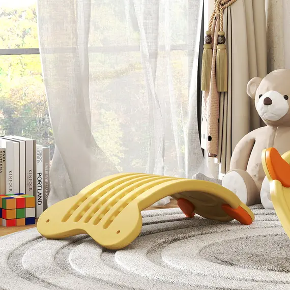 Buy Balance Board for Kids Balance Training & Sensory Play, Yellow, 9 image
