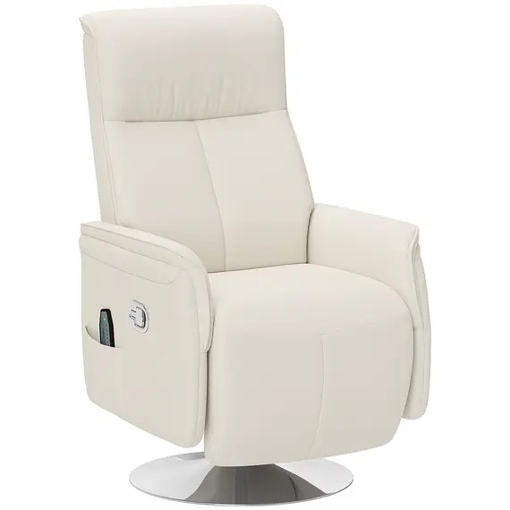 Buy 10-Point Massage Recliner Armchair - Cream