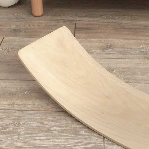 Buy Wooden Balance Board for Children 3-8 Years Old, Natural Tone, 8 image