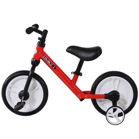 Buy Kids Balance Bike Training Pedal Bicycle W/ Removable Stabilizers EVA Tyres Adjustable Seat Height 2 to 5 Years, 8 image