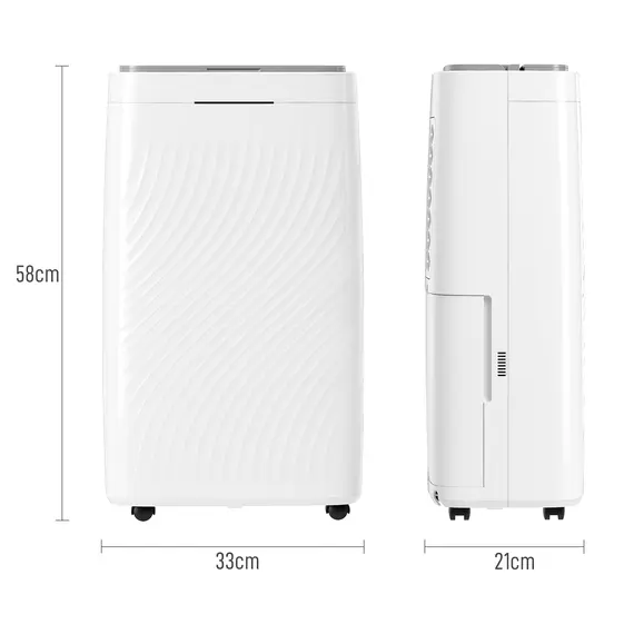 Buy 16L Multi-Mode Dehumidifier, with Wheels - White, 3 image