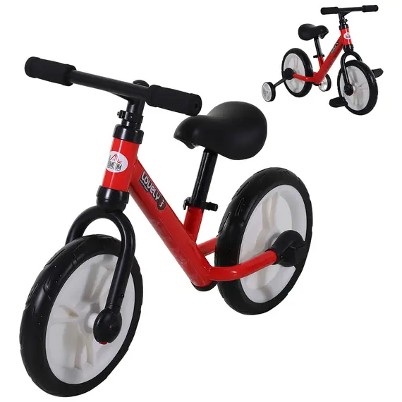 Buy Kids Balance Bike Training Pedal Bicycle W/ Removable Stabilizers EVA Tyres Adjustable Seat Height 2 to 5 Years