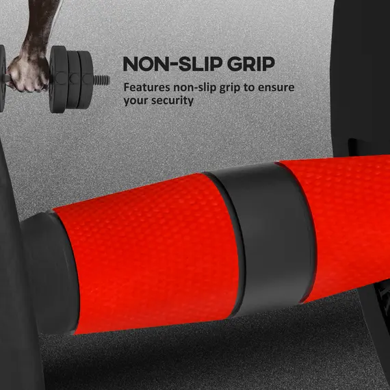 Buy 20kg 2 IN 1 Adjustable Dumbbells Weight Set, Dumbbell Hand Weight Barbell for Body Fitness, Lifting Training for Home, Office, Gym, Black, 5 image