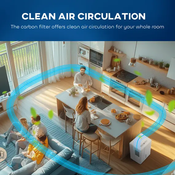 Buy 30L Clothes Dryer Dehumidifier - White, 8 image