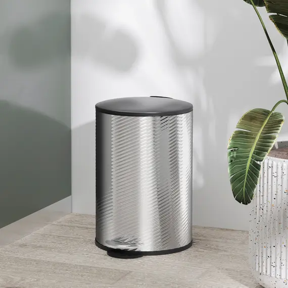 Buy 20L Stainless Steel Compact Home Bin, 2 image