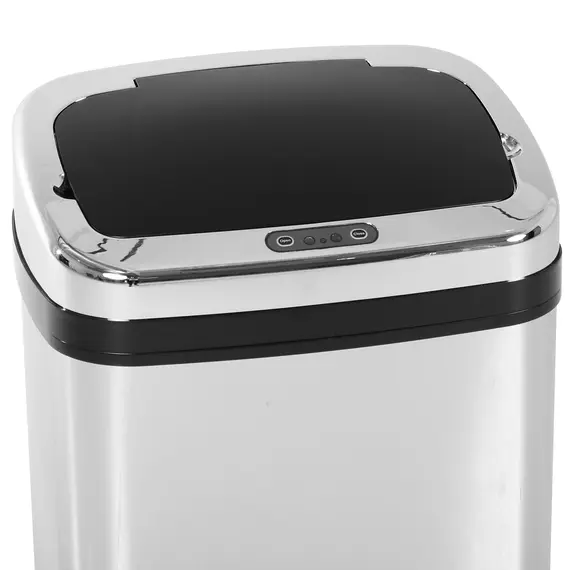 Buy 30L Stainless Steel Motion Sensor Lid Bin - Silver Tone, 7 image