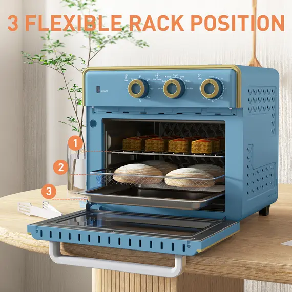 Buy 20L 90-230„ƒ Mini Electric Oven - Blue, 5 image
