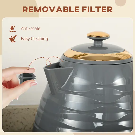 Buy 3kW Rapid Boil Honeycomb Kettle - Grey, 8 image