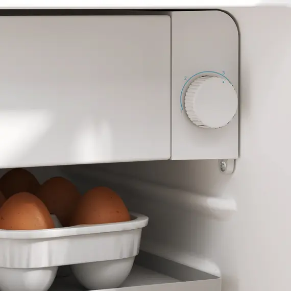Buy 46 Litre Lockable Countertop Fridge - Cream White, 8 image