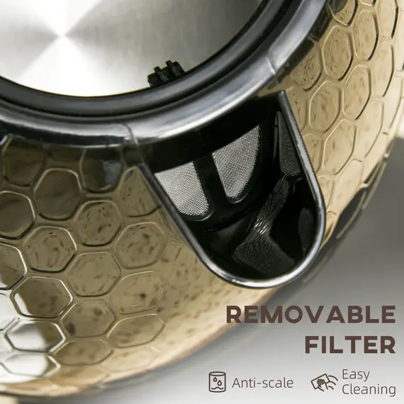 Buy 3kW Rapid Boil Honeycomb Kettle - Black, 8 image