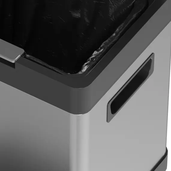 Buy 34L Double Compartment Kitchen Bin, with Soft-Close Lid, 9 image