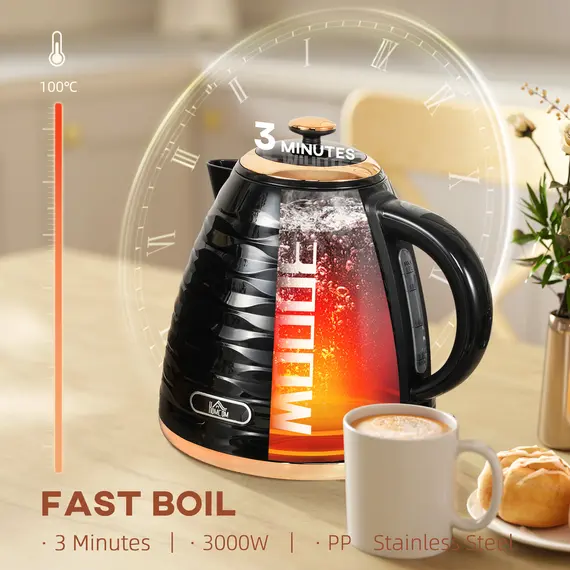 Buy 3kW Rapid Boil Honeycomb Kettle - Black, 5 image
