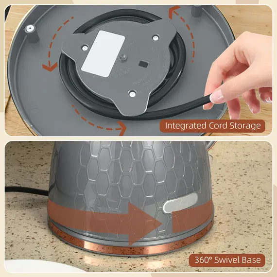 Buy 3kW Rapid Boil Honeycomb Kettle - Grey, 9 image