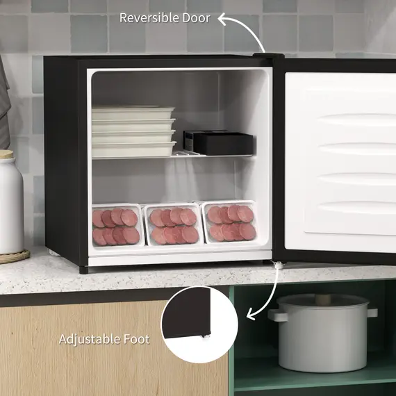 Buy 35L Mini Freezer, -24„ƒ to -14„ƒ Temperature - Black, 6 image
